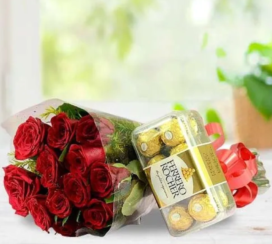Valentines Day - Roses and Rocher